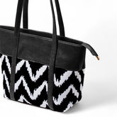 Zigzag Tote - Black